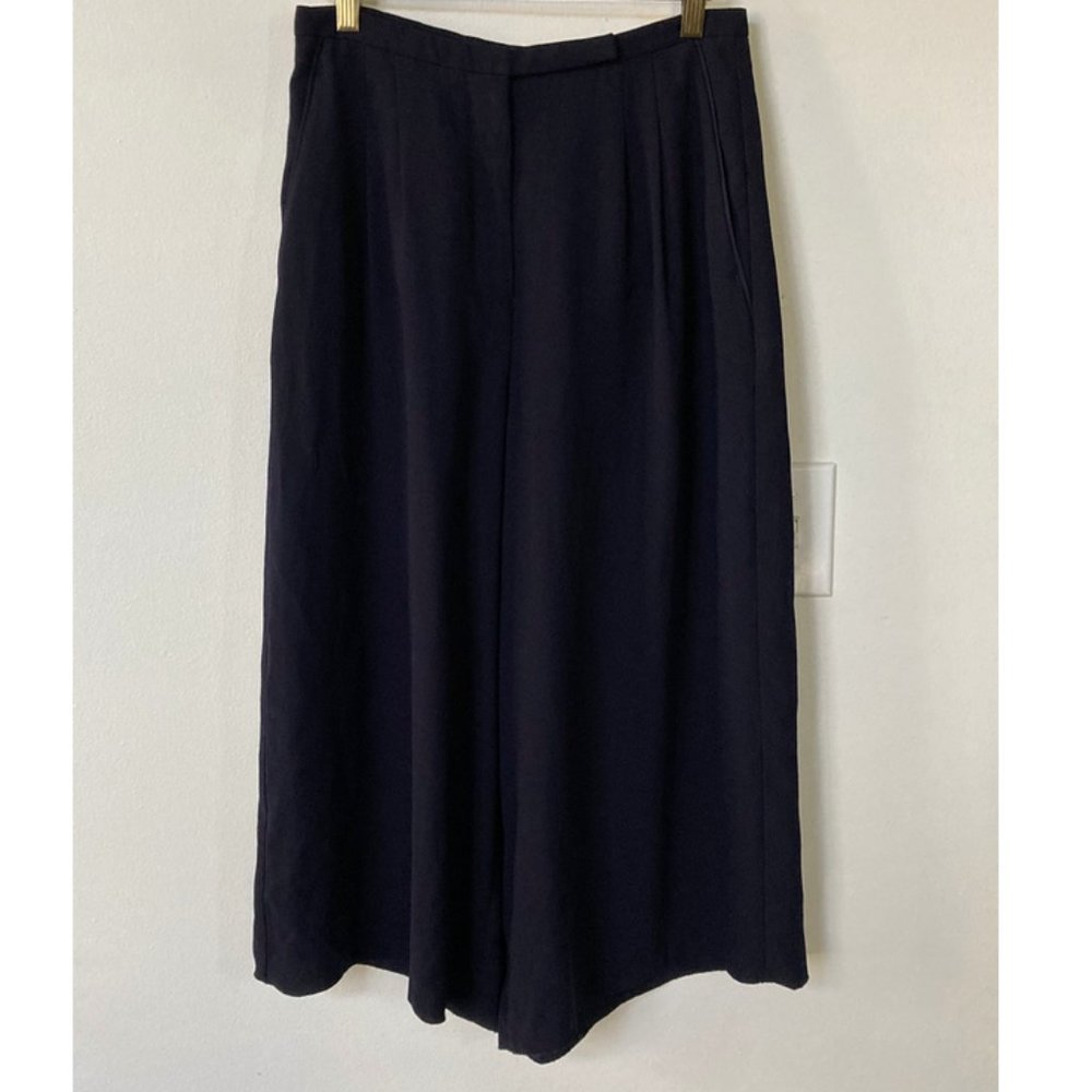 Aritzia Babaton Lazarus High Rise Culottes Navy